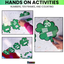 St. Patrick's Day Activities:  Shamrock Numbers & Counting Puzzles