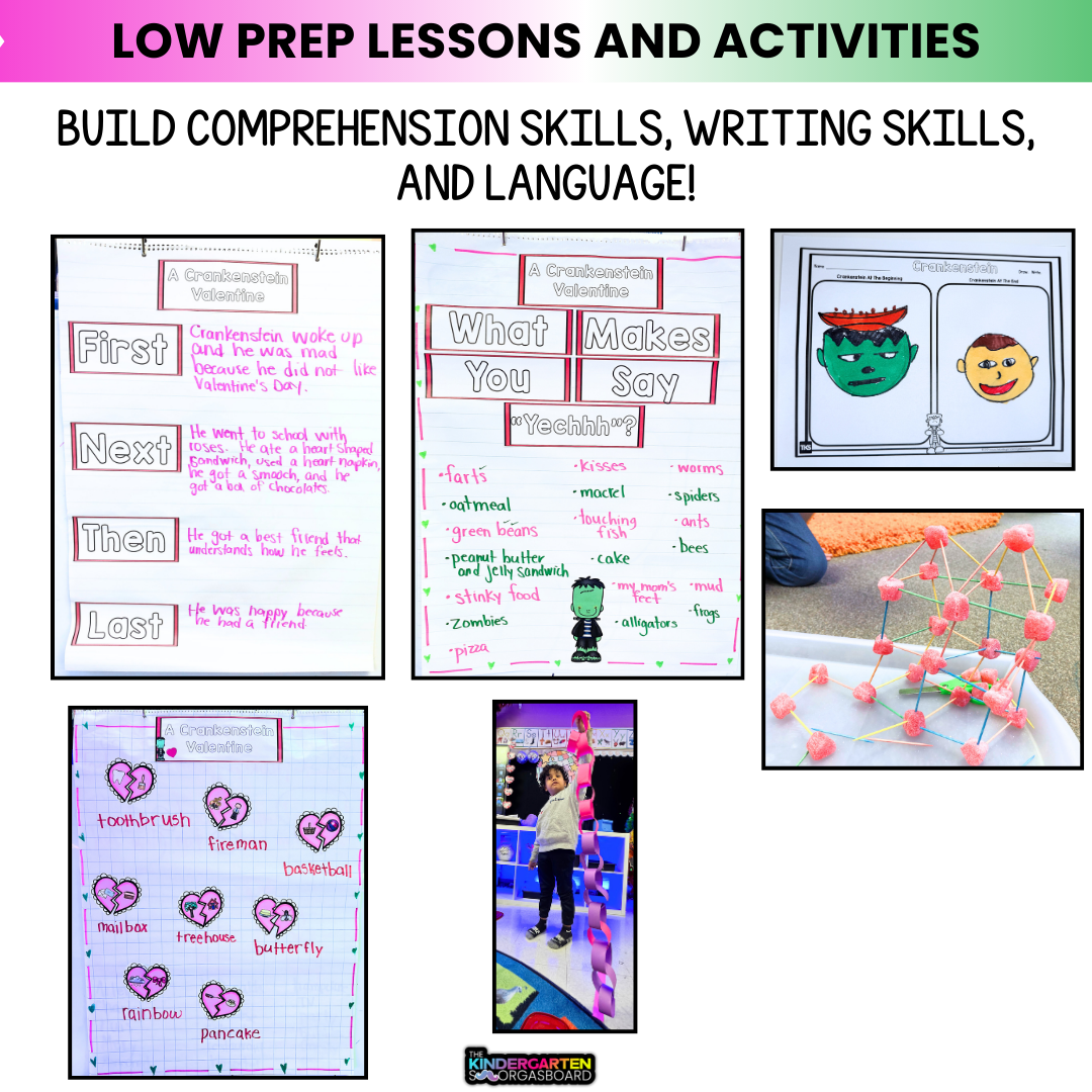 Valentine's Day Activities: A Crankenstein Valentine