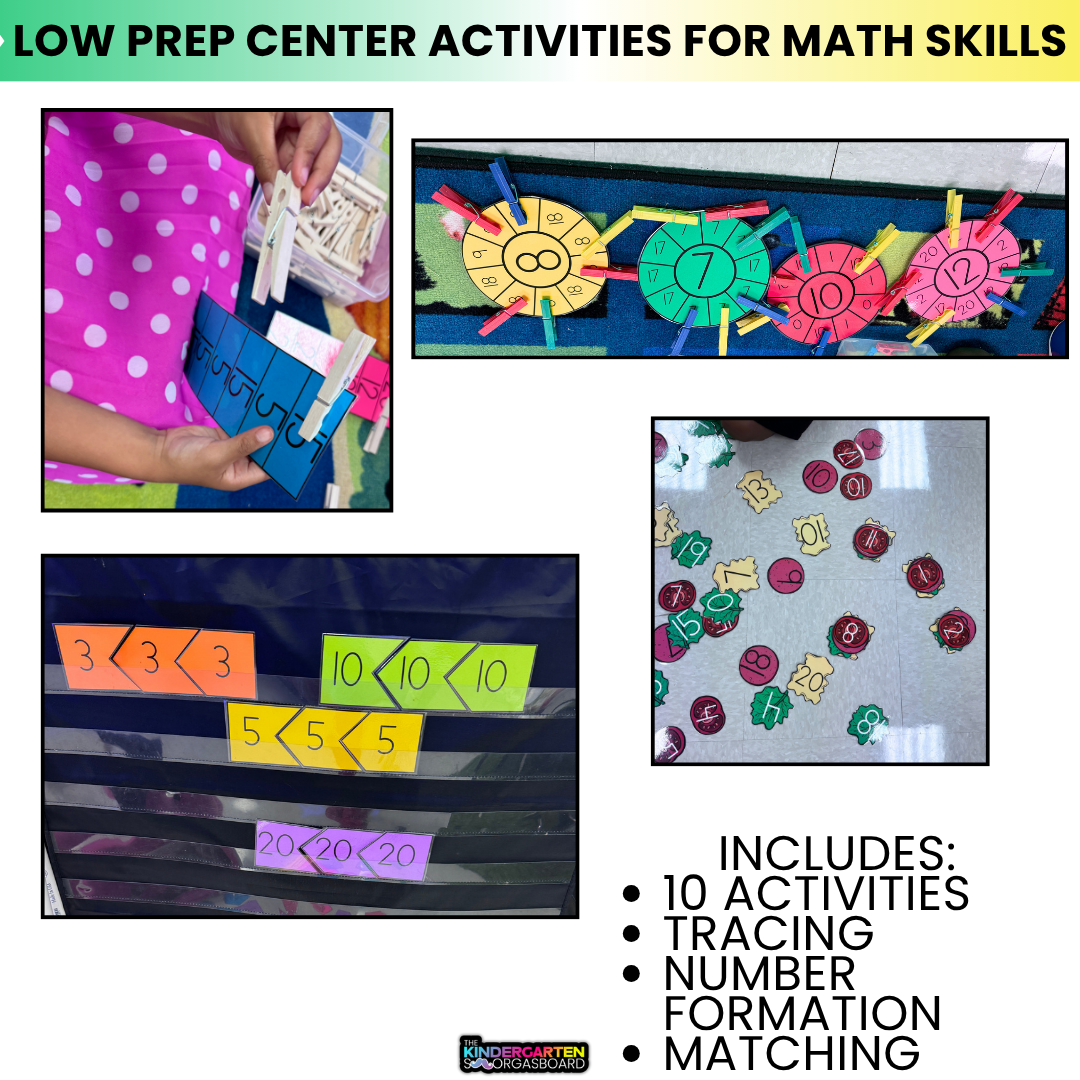Numbers 1 To 20: Number Recognition Activities and Games