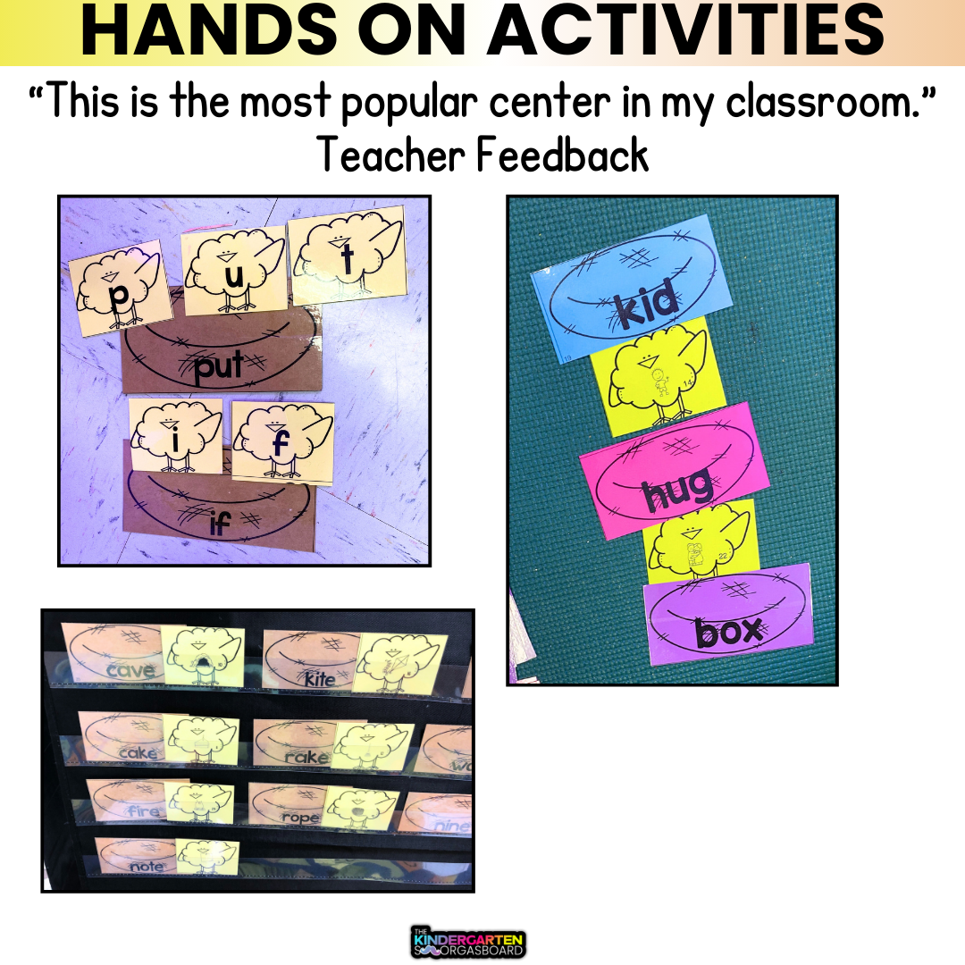 Spring Activities/Easter Activities Blackline Math and Phonics Centers