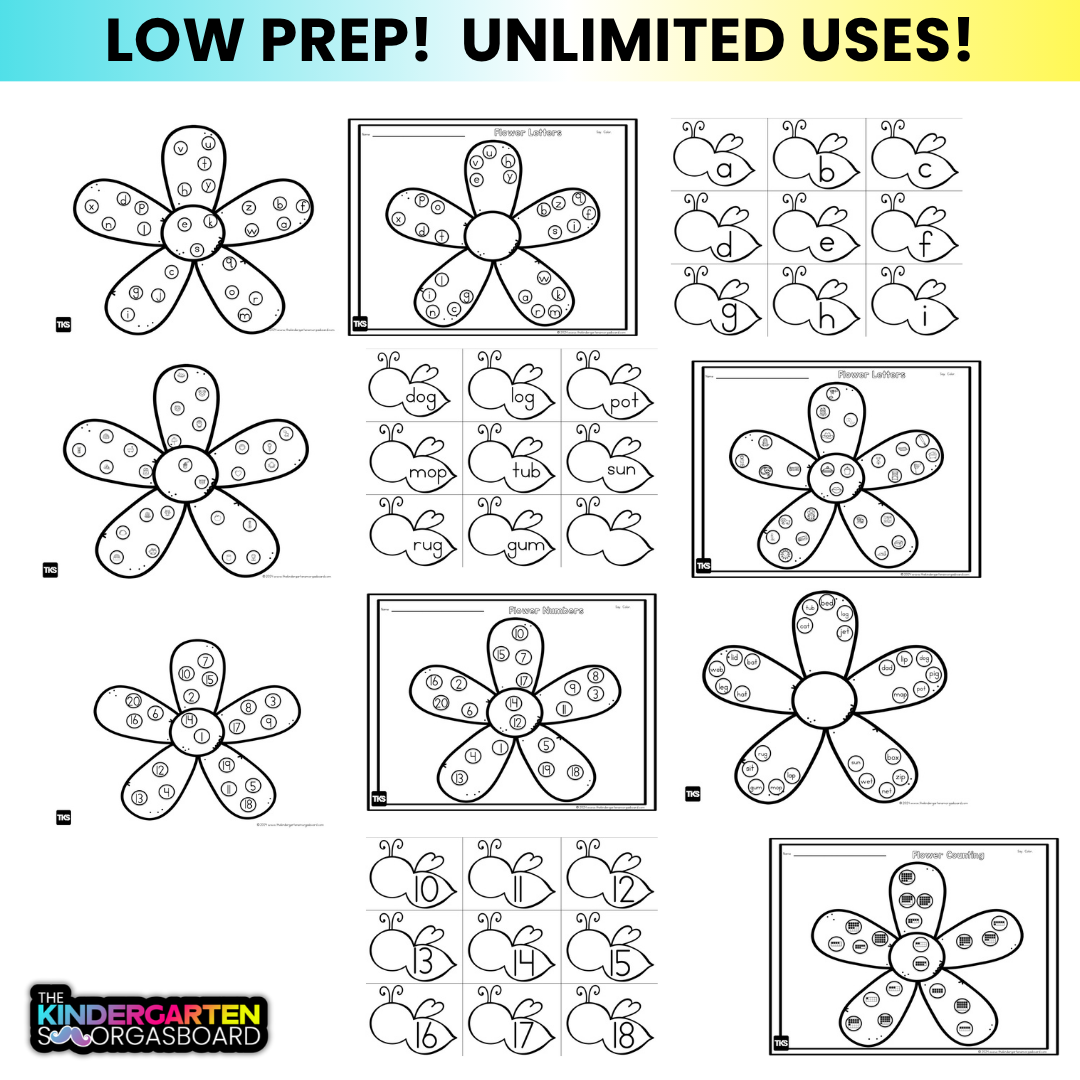 Phonics Games & Math Centers for April | 35+ Low-Prep April Activities