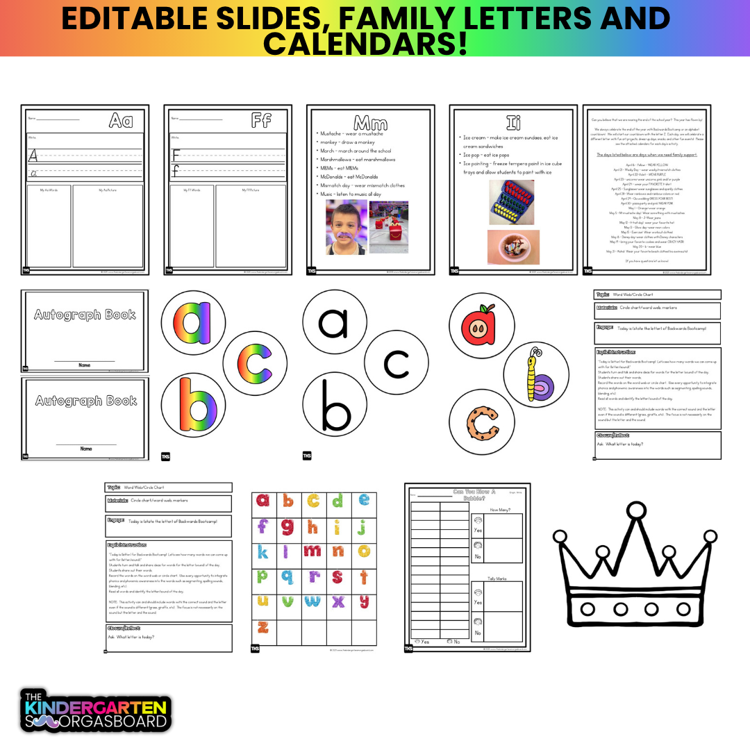 End Of The Year! ABC Countdown! Alphabet Countdown! Backwards Bootcamp!