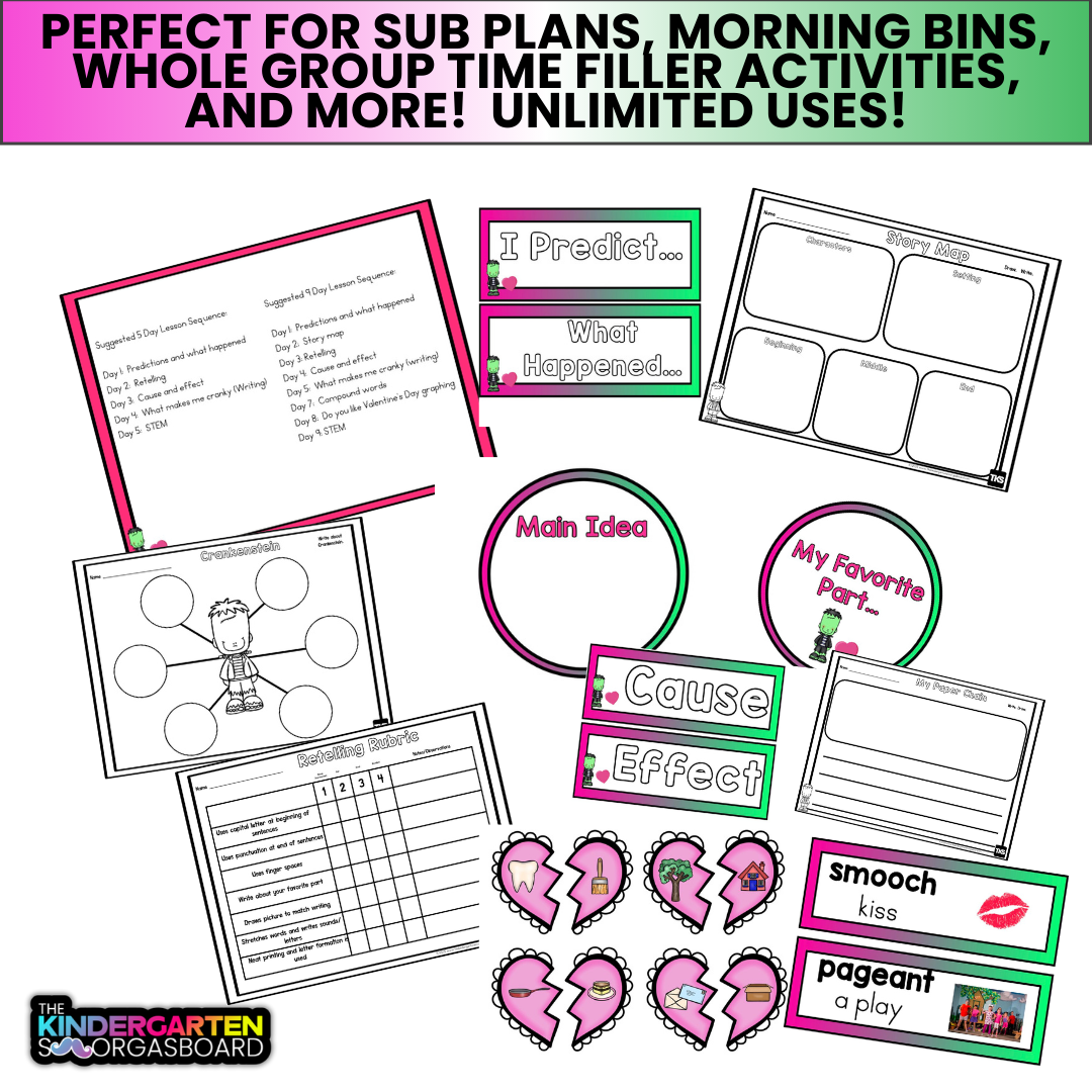 Valentine's Day Activities: A Crankenstein Valentine