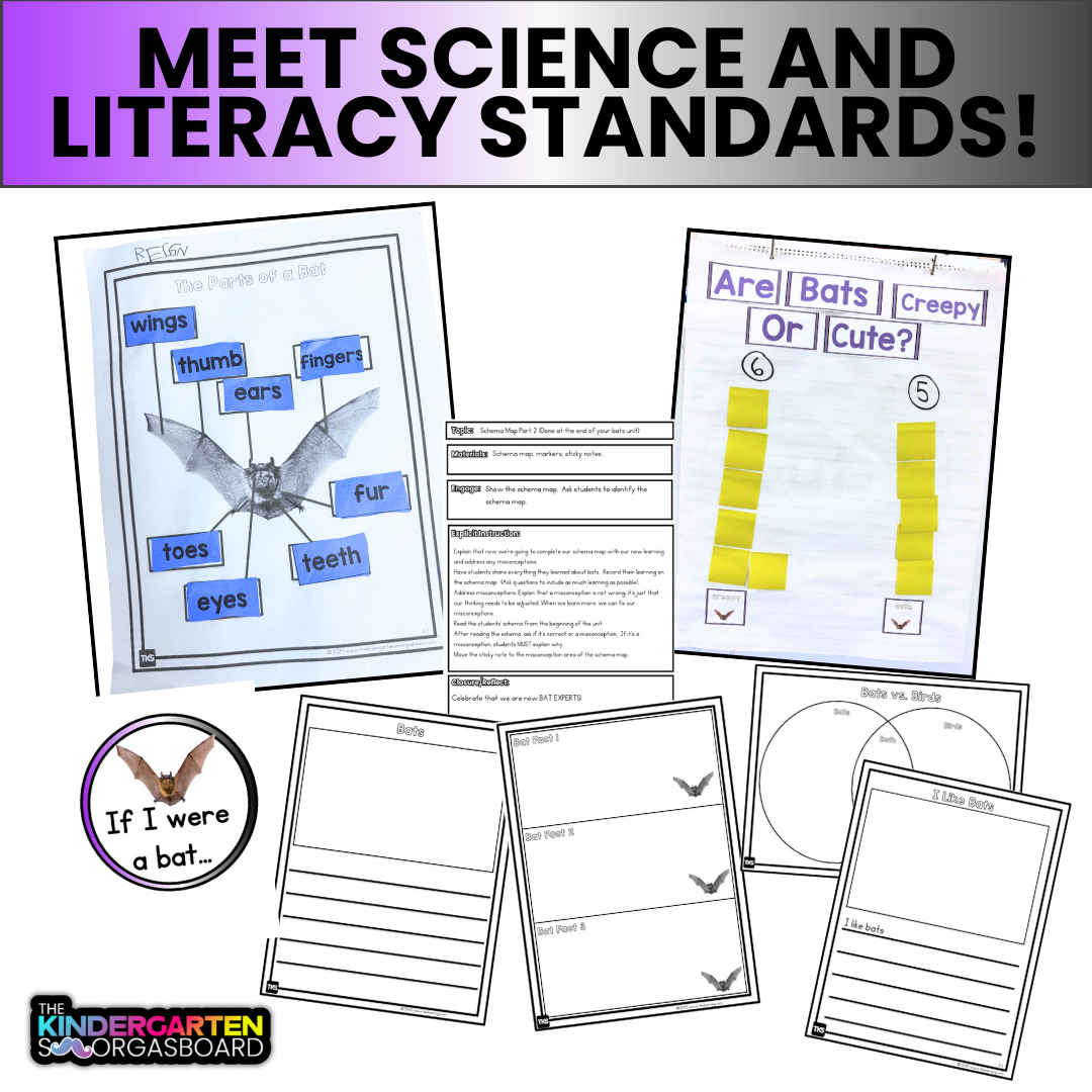 All About Bats: Science Activities for Kindergarten And First Grade