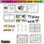 Phonics Activities & Worksheets-Embedded Mnemonics Sounds and Spellings-K–2