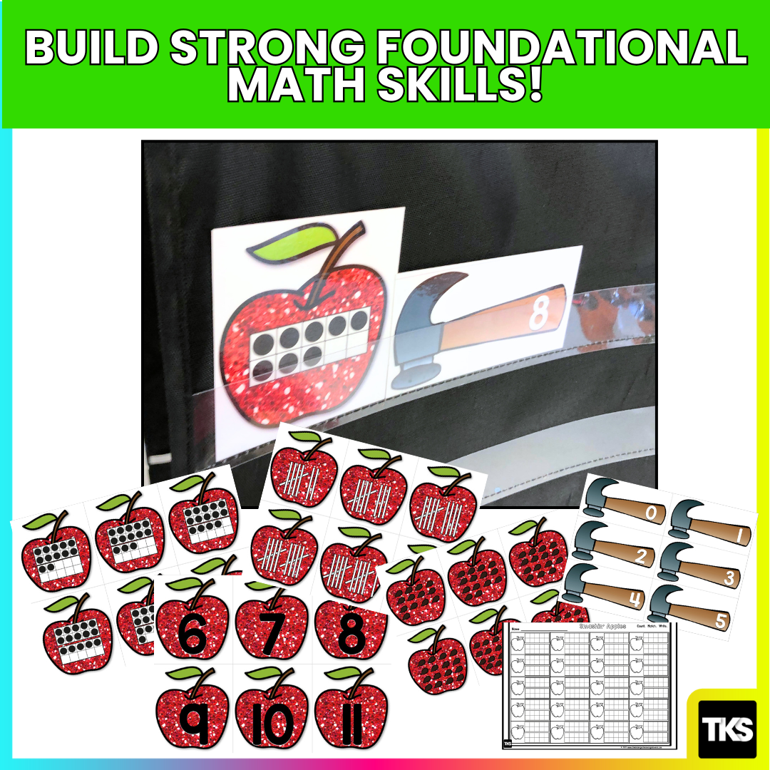 Apple Math Centers:  APPLES Numbers And Counting