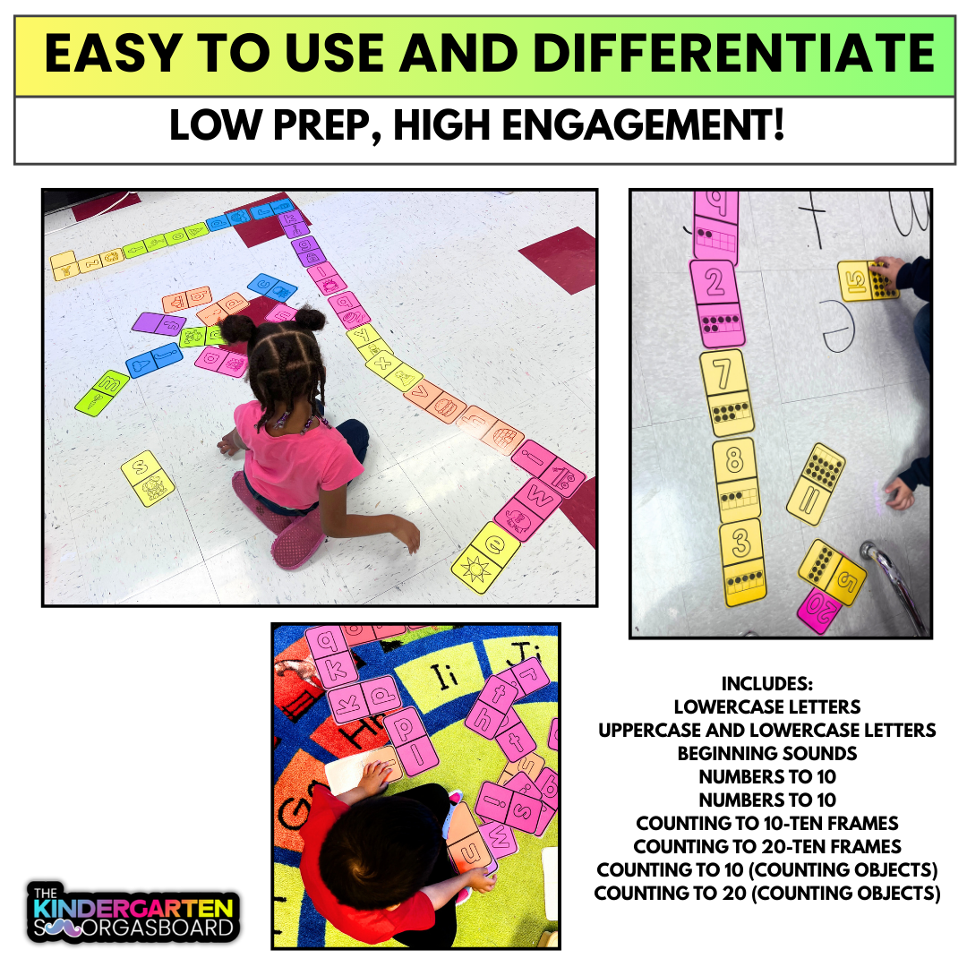Domino Math & Literacy Games