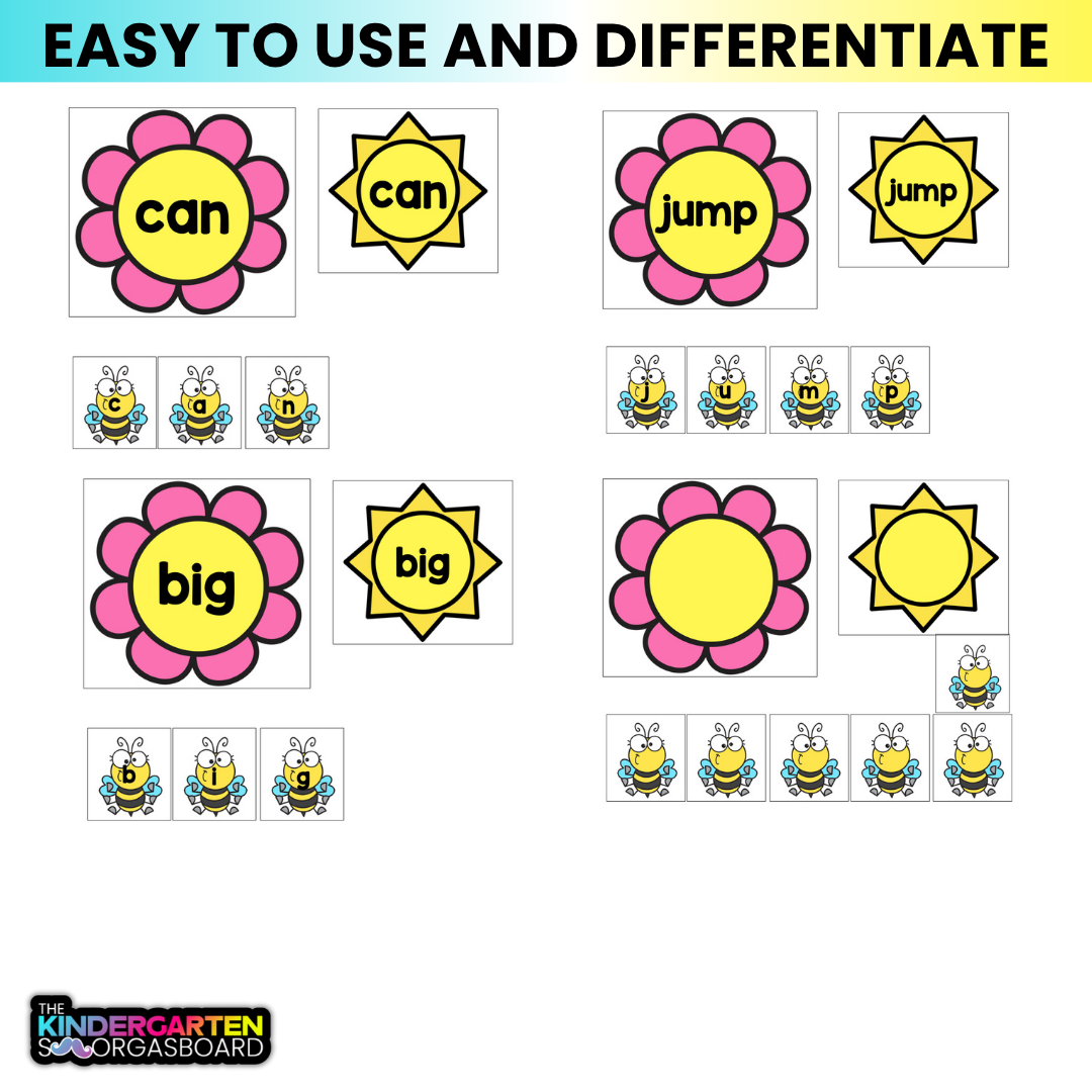 Phonics Games: Editable Sight Word Activities for Spring