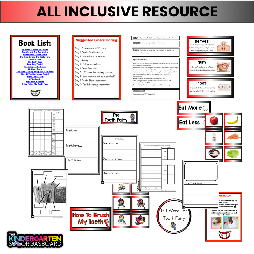 Teeth And Dental Health Activities! Learning About Teeth!
