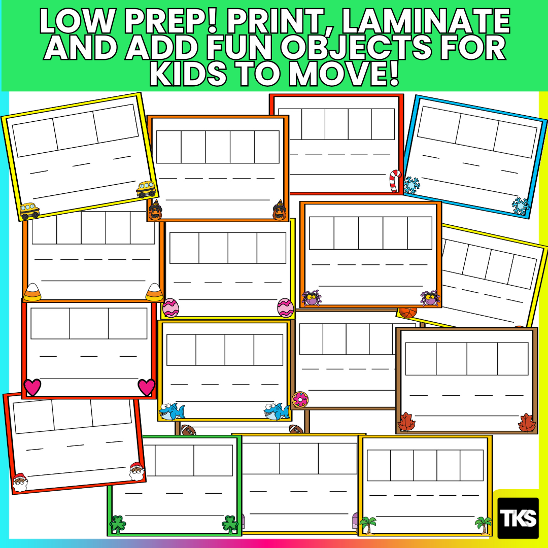 Word Mapping Mats: Science Of Reading Phonics Activities