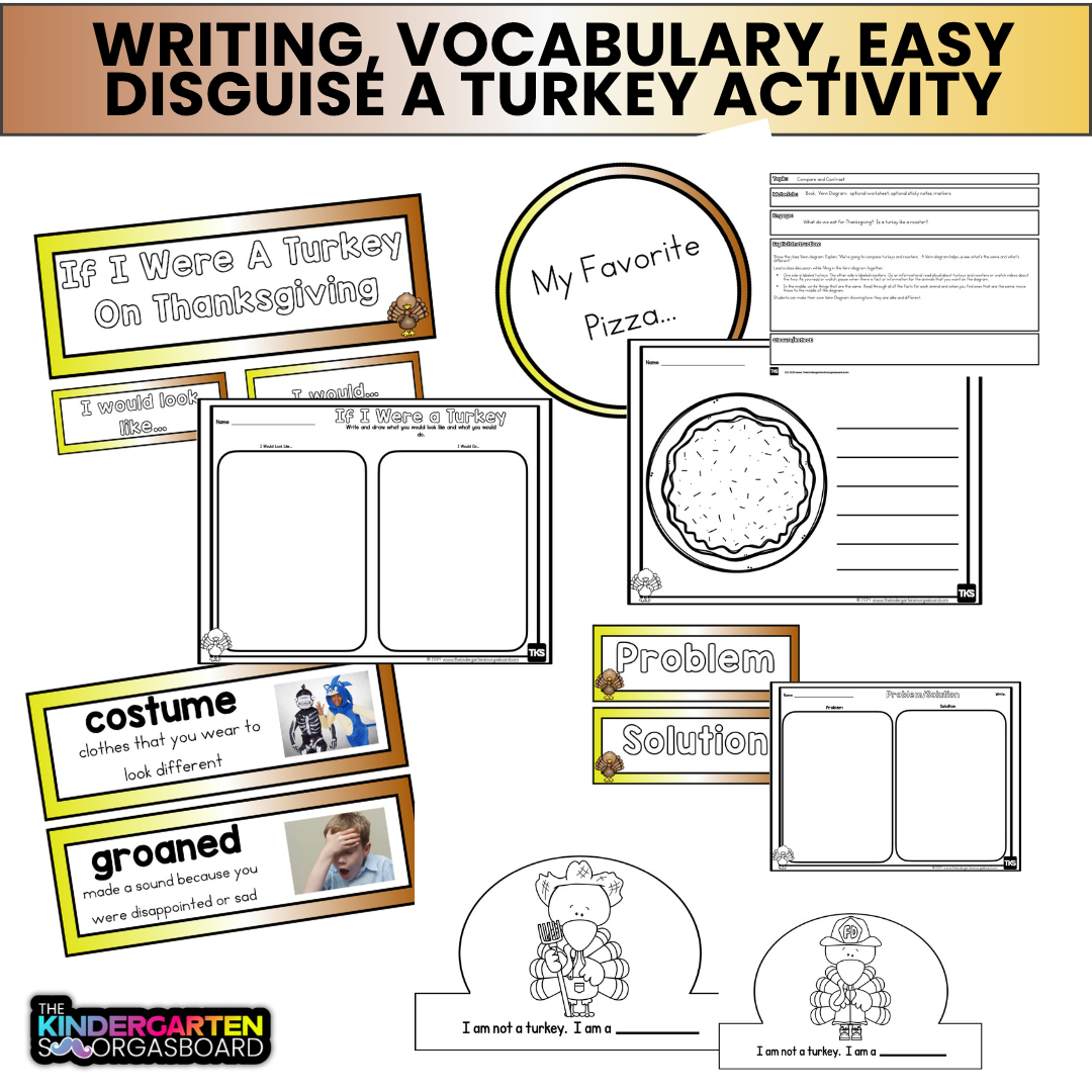 Turkey Trouble And EASY Disguise A Turkey Activities