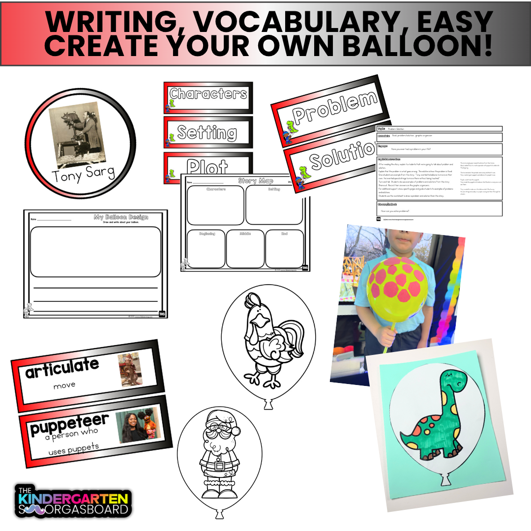 Balloons Over Broadway Activity : Reading Comprehension And Balloon STEM