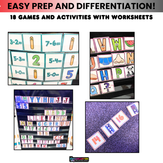 Pocket Chart Games BUNDLE! – The Kindergarten Smorgasboard Online Store