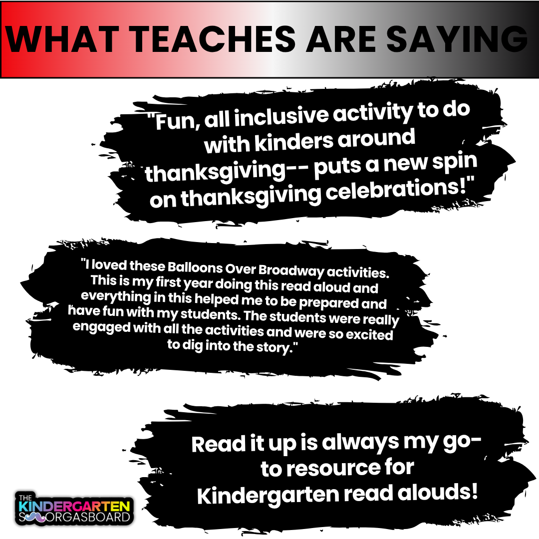 Balloons Over Broadway Activity : Reading Comprehension And Balloon STEM