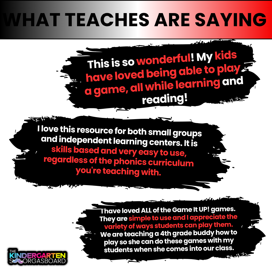 Phonics Centers Kindergarten | CVC Games | Independent Phonics Activities-Game It Up!