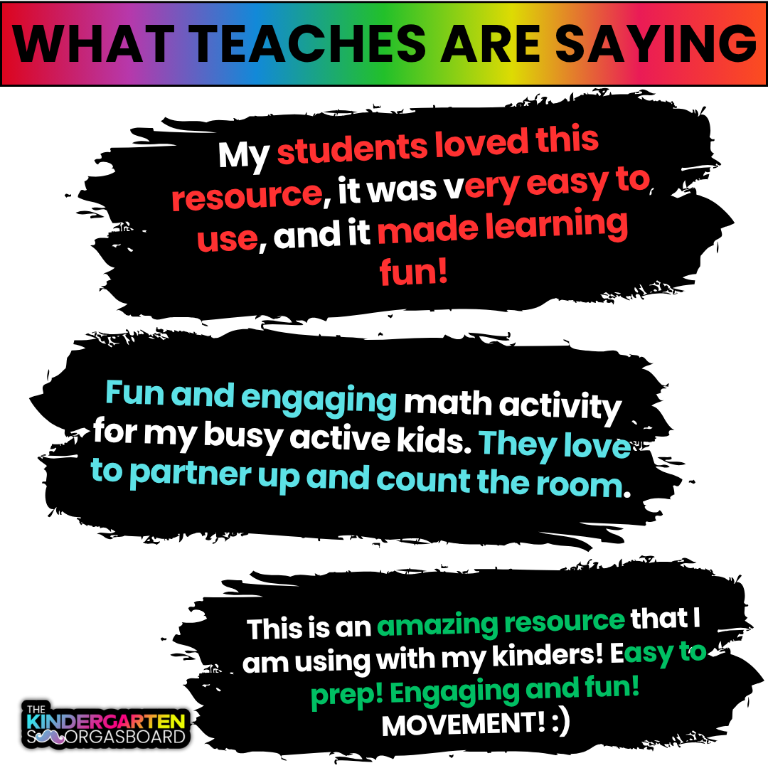 Count the Room Activities for Kindergarten & First Grade-Year Long Math Centers