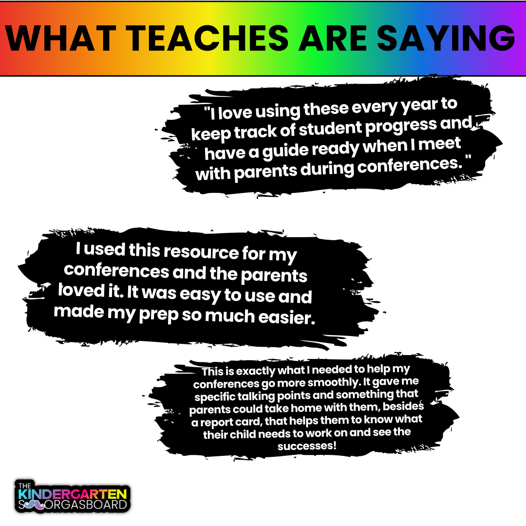 Parent Teacher Conference Forms: Editable Forms