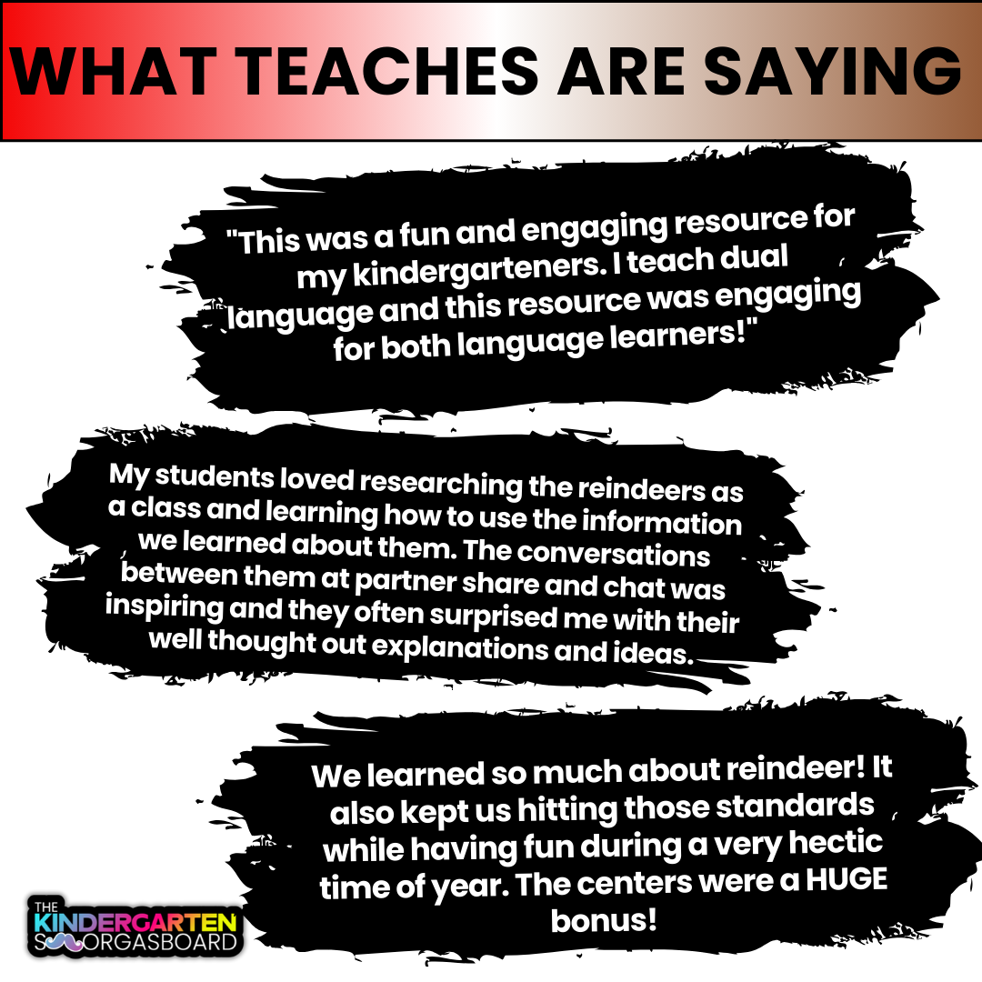 Reindeer: A Research and Writing Project PLUS Centers!