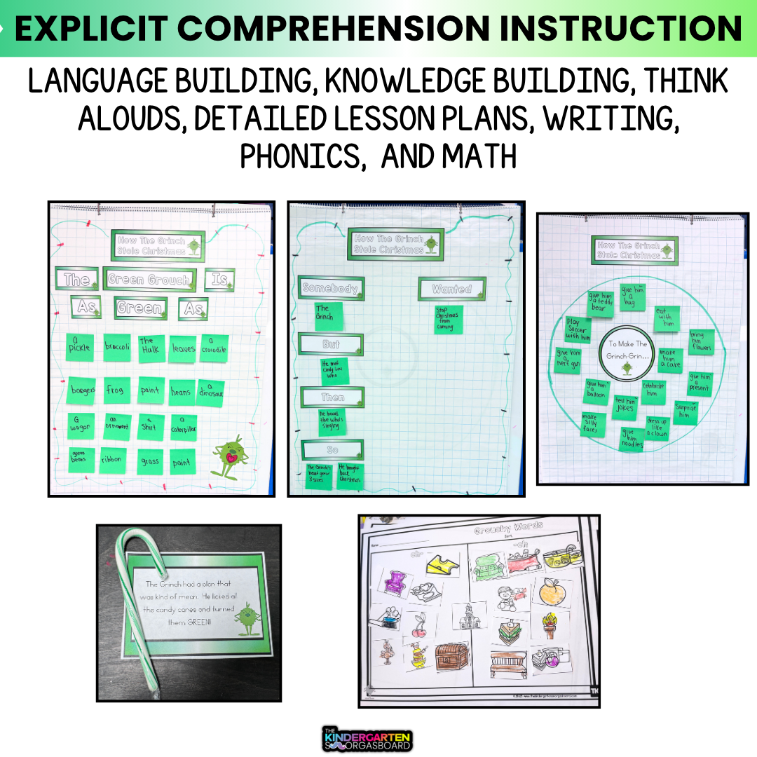 Christmas Reading & Math Unit | Green Grouch Activities