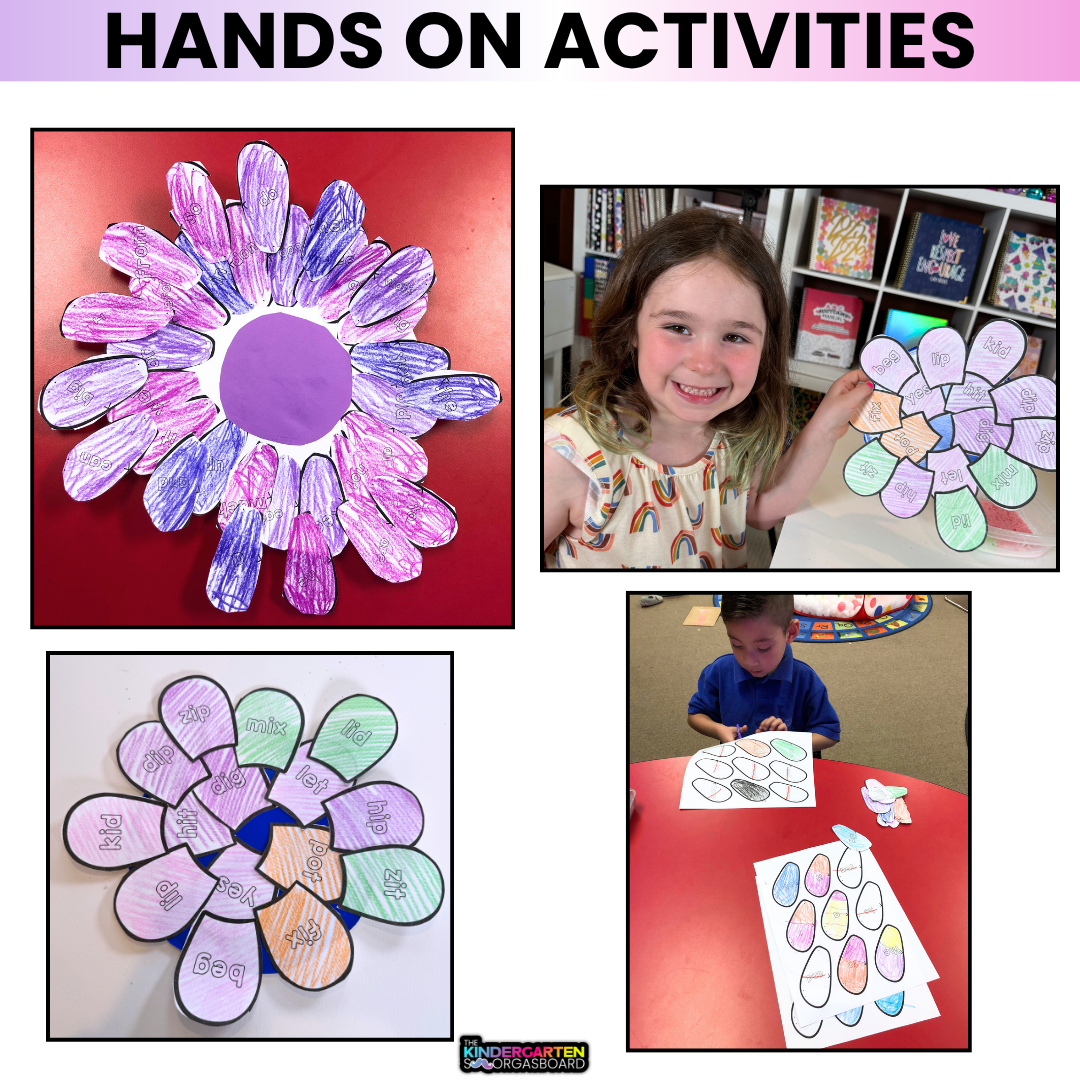 Spring Phonics Craft & Assessment | Editable Spring Bulletin Board Display