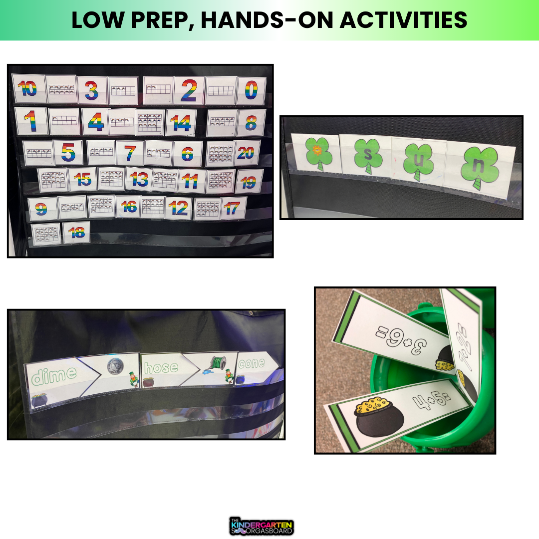St. Patrick’s Day Math & Literacy Centers | March Classroom Activities