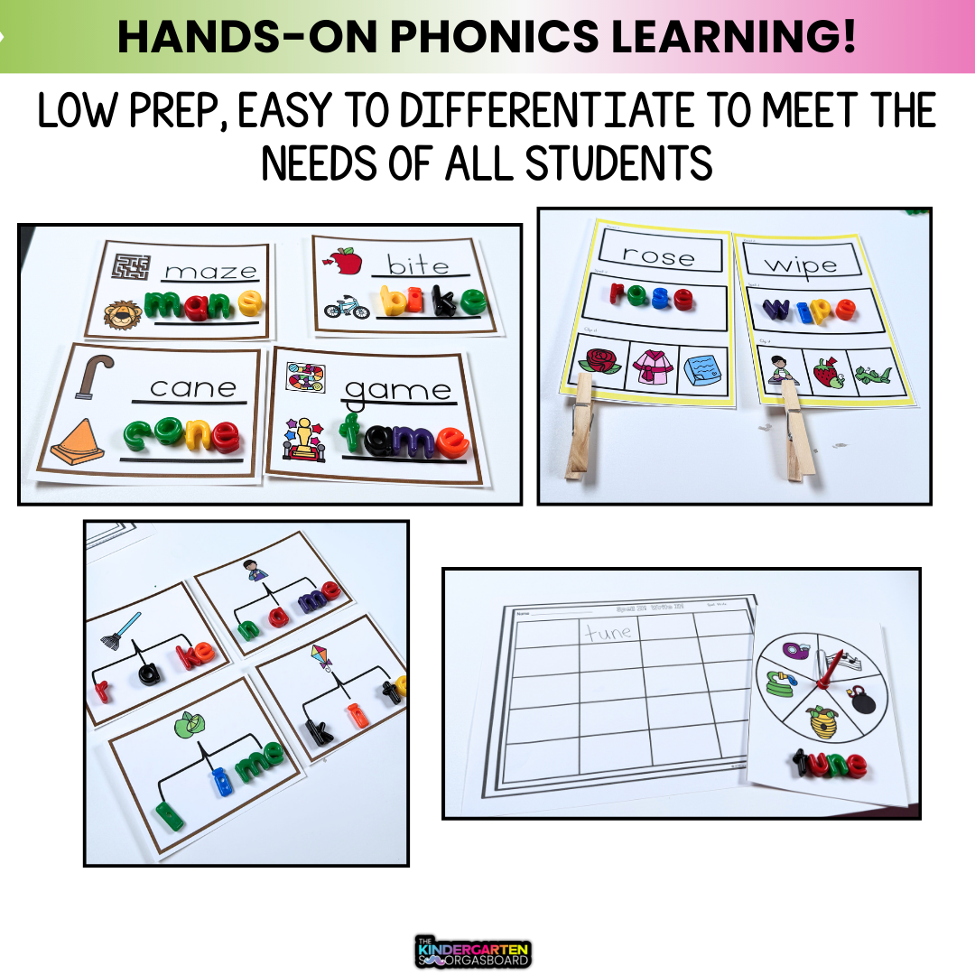 CVCE Words: Phonics Activities And Phonics Games