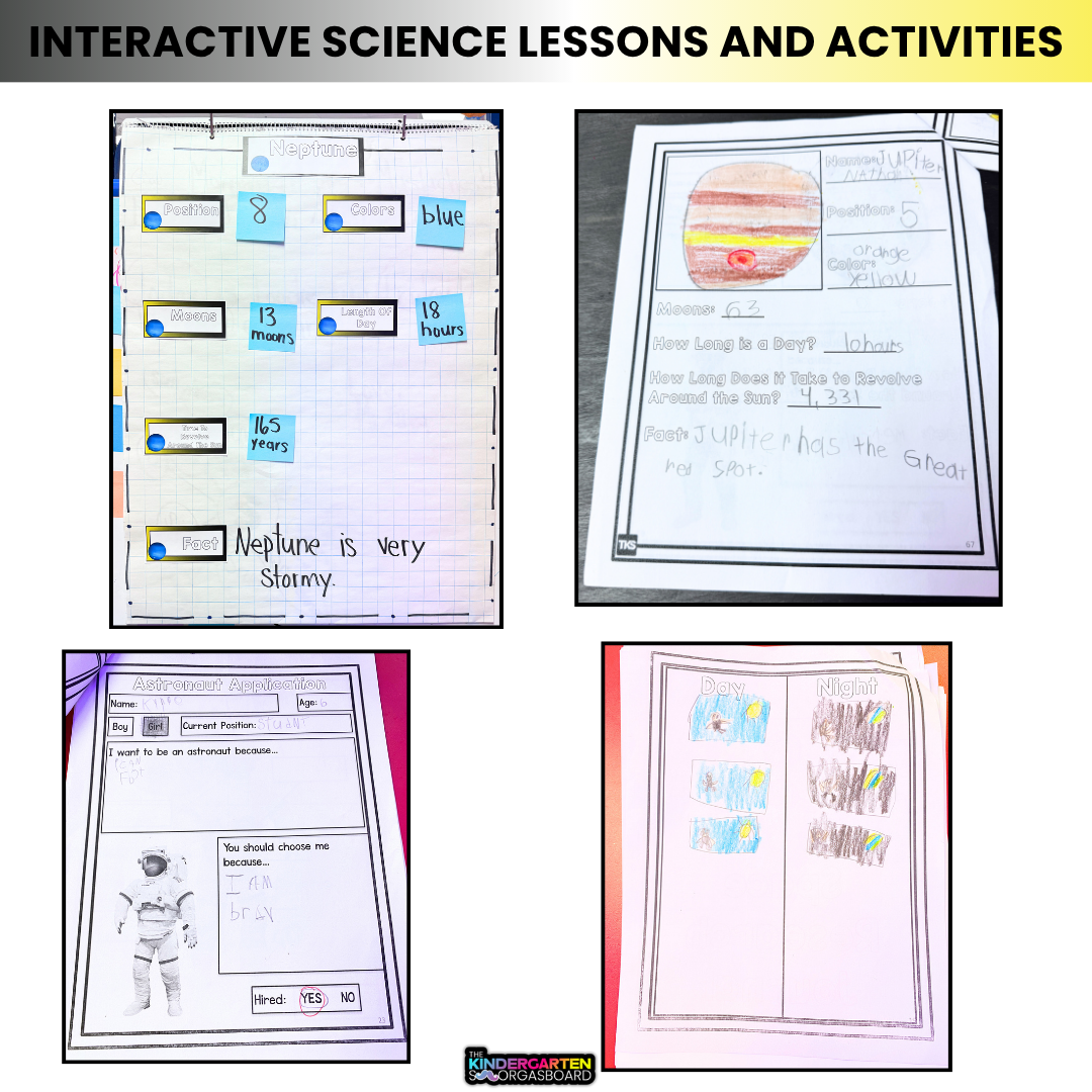 Space & Planets Science Activities | Kindergarten & 1st Grade l Solar System