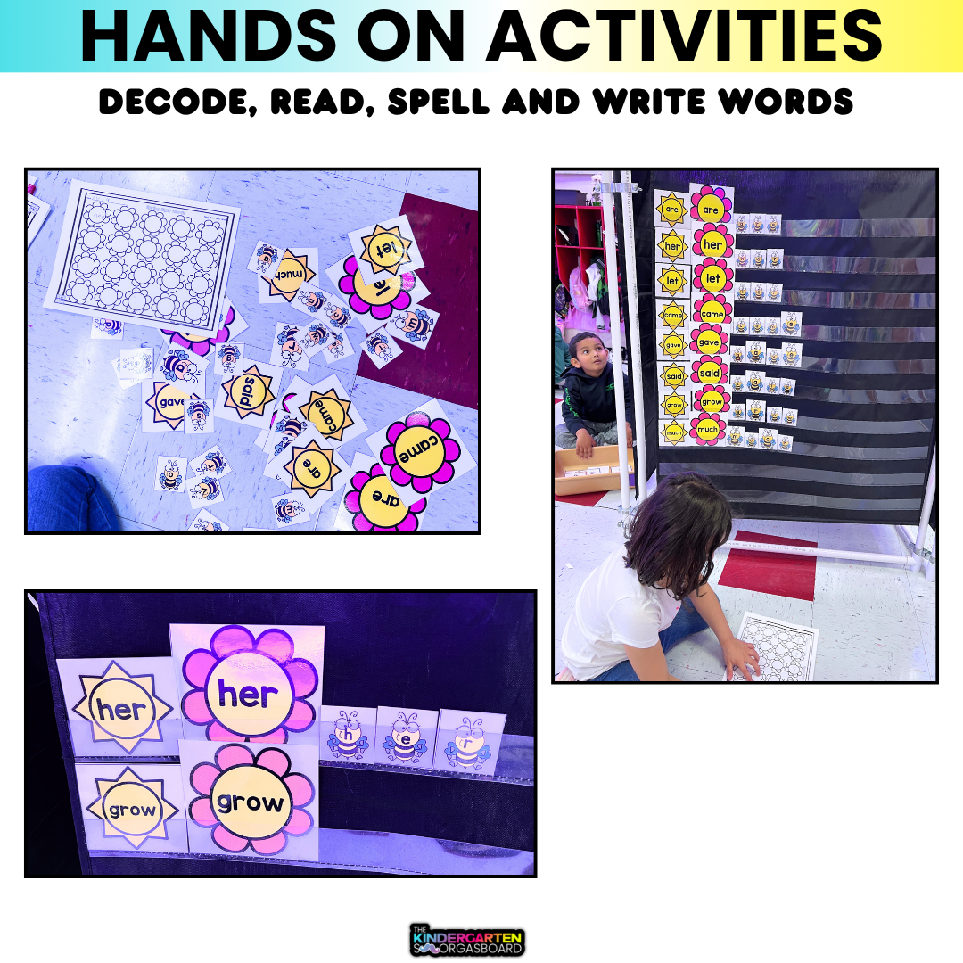 Phonics Games: Editable Sight Word Activities for Spring