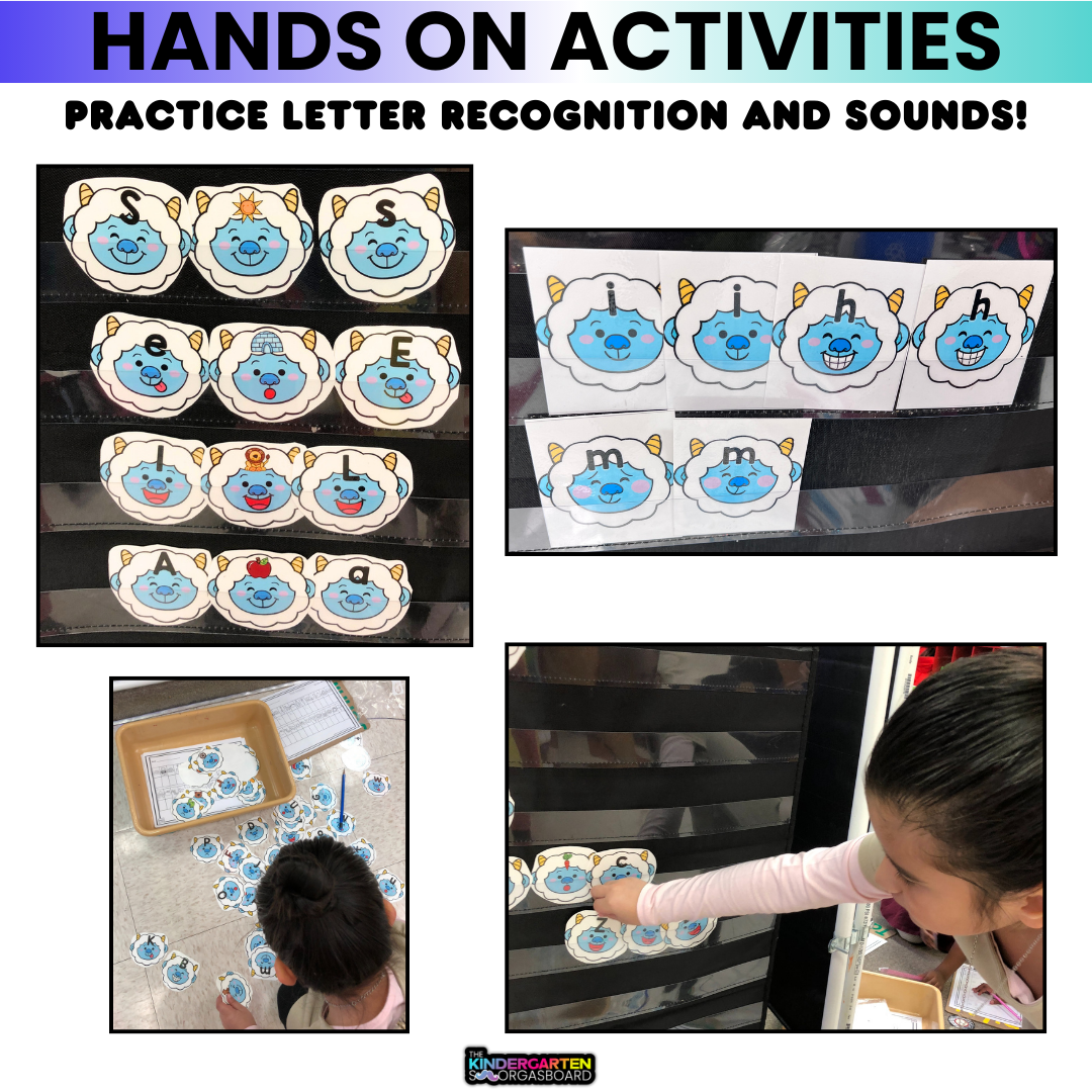 Yeti Activities: Winter Phonics And Phonemic Awareness Activities