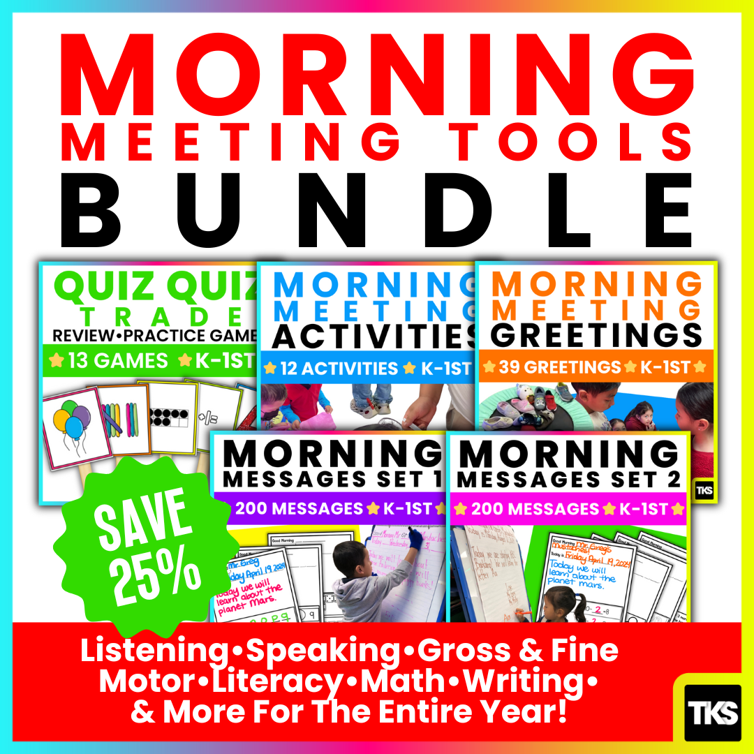 Morning Meeting Tools Bundle