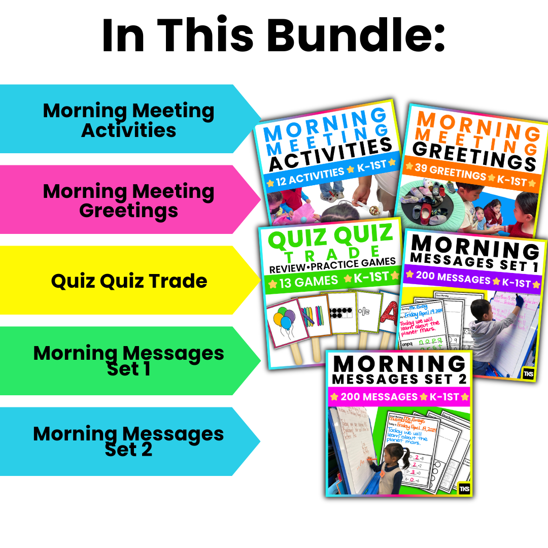 Morning Meeting Tools Bundle