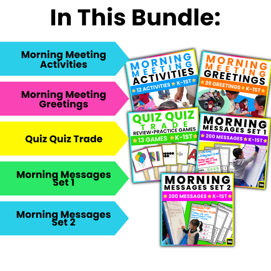 Morning Meeting Tools Bundle – The Kindergarten Smorgasboard Online Store