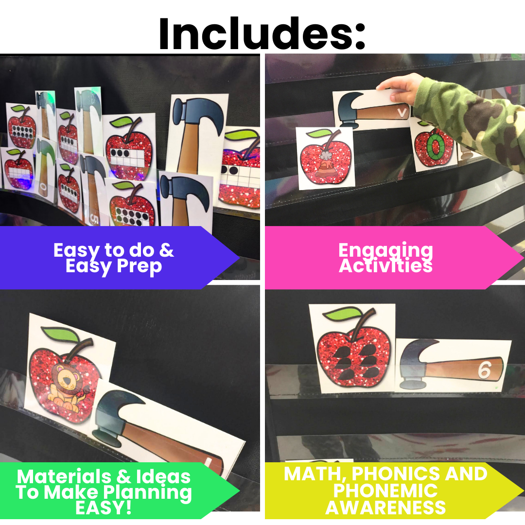 APPLES Math And Literacy Activities: Smashing Apples Bundle-Save 25%