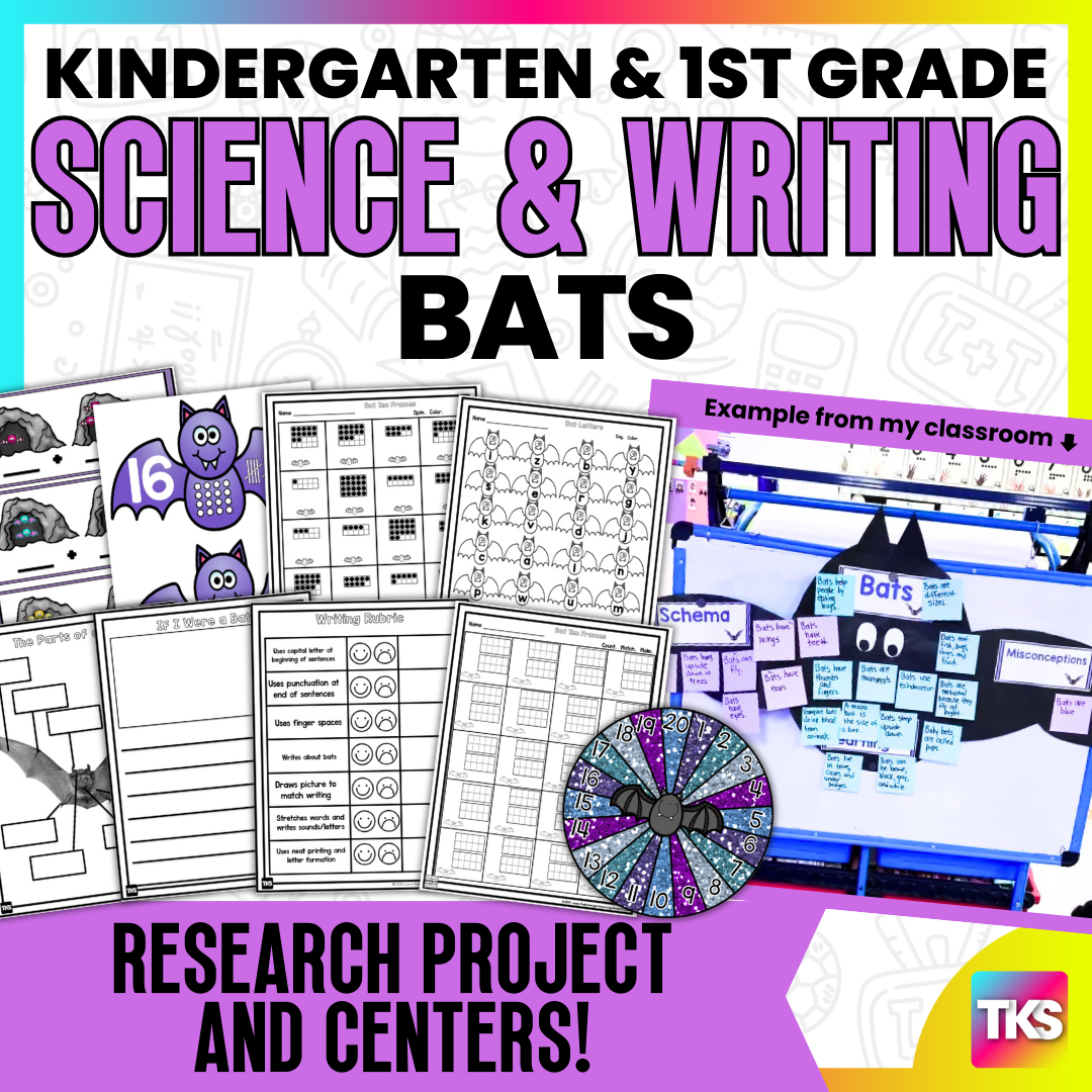 Bats: A Research and Writing Project PLUS Centers!