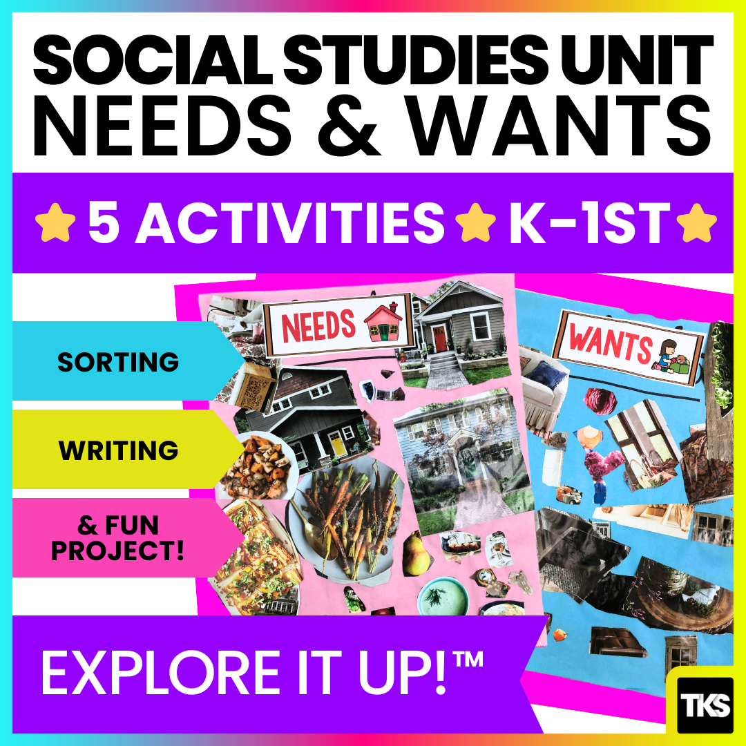 Explore It Up! A Social Studies Unit For Needs & Wants