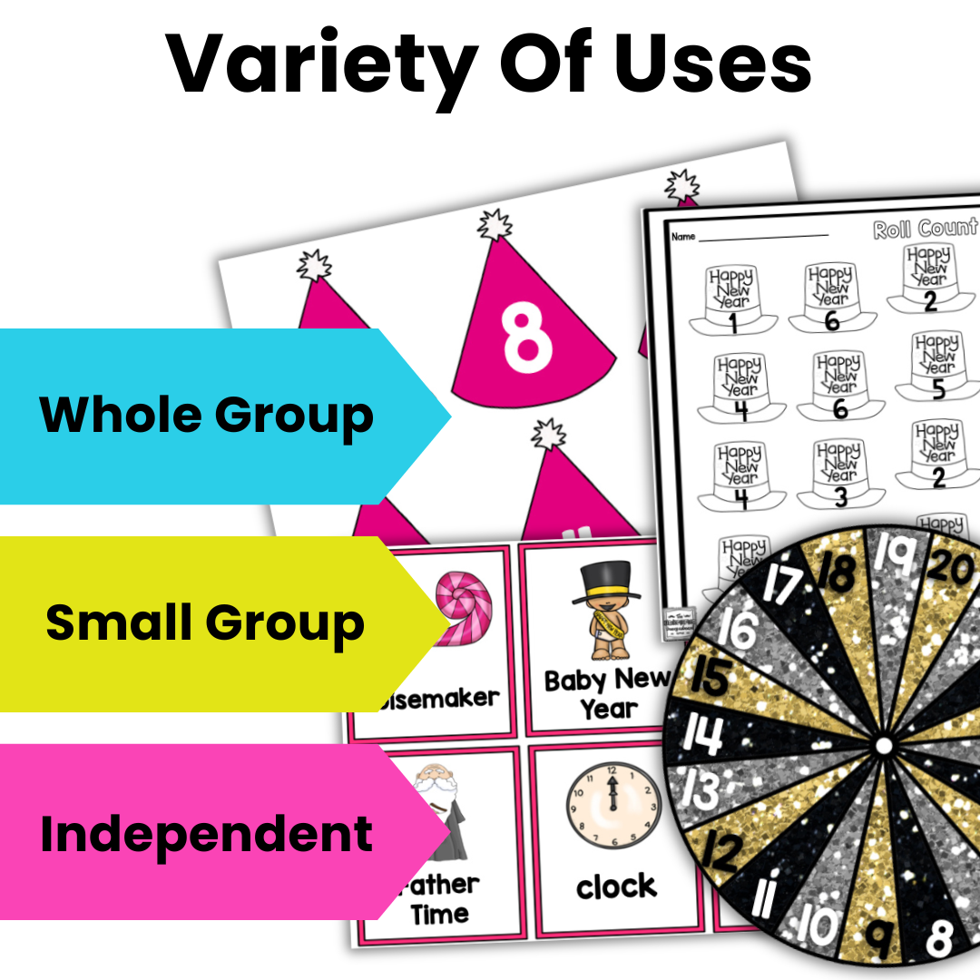 New Year 2025: A Blackline Math, Literacy, and Writing Creation!