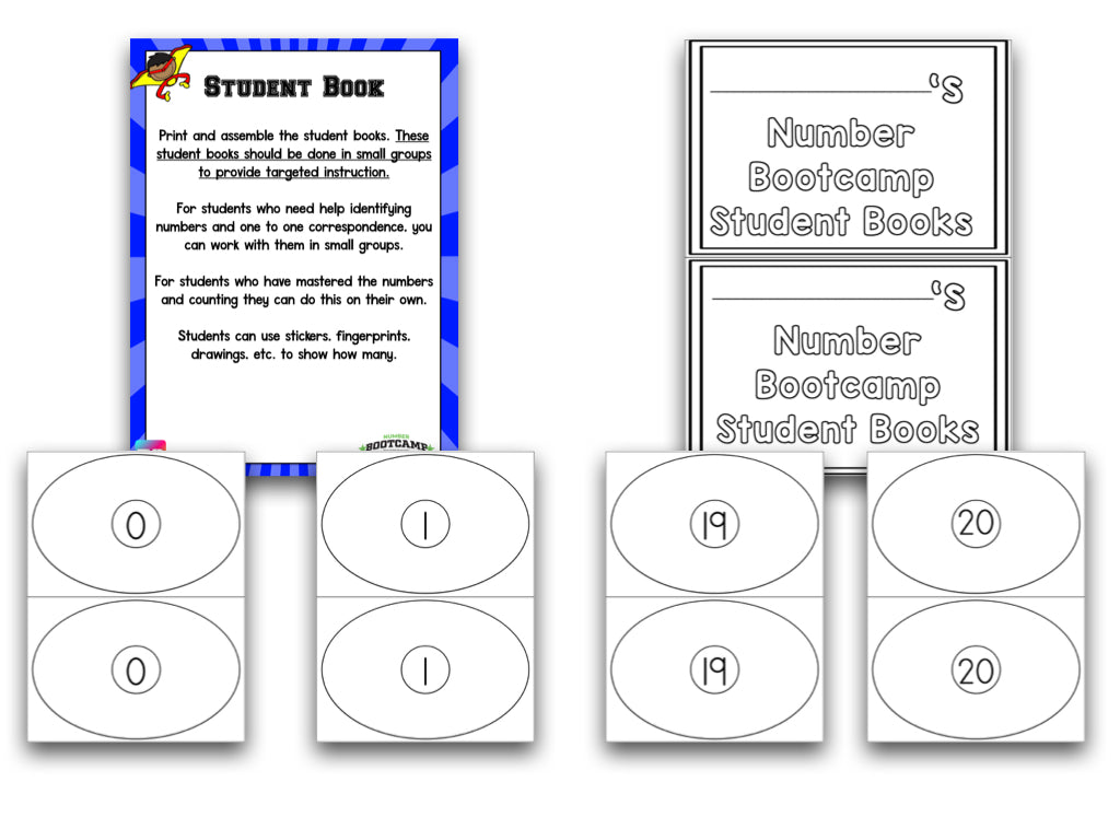 Number Bootcamp: Numbers and Counting 1-20 (Superhero Theme)