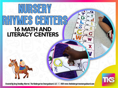 Nursery Rhymes Math and Literacy Centers