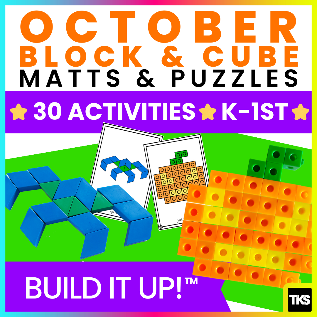 Build It Up! October Pattern Block and Counting Cube Mats – The ...