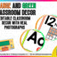 Orange and Green Classroom Decor