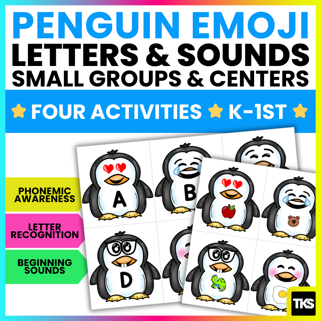 Penguin Emoji Letters & Sounds