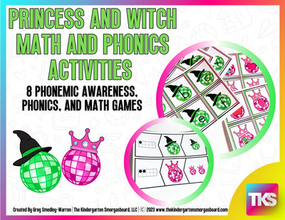 Wicked Witch & Princess Math & Phonics Activities