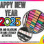 New Year 2025: A Blackline Math, Literacy, and Writing Creation!