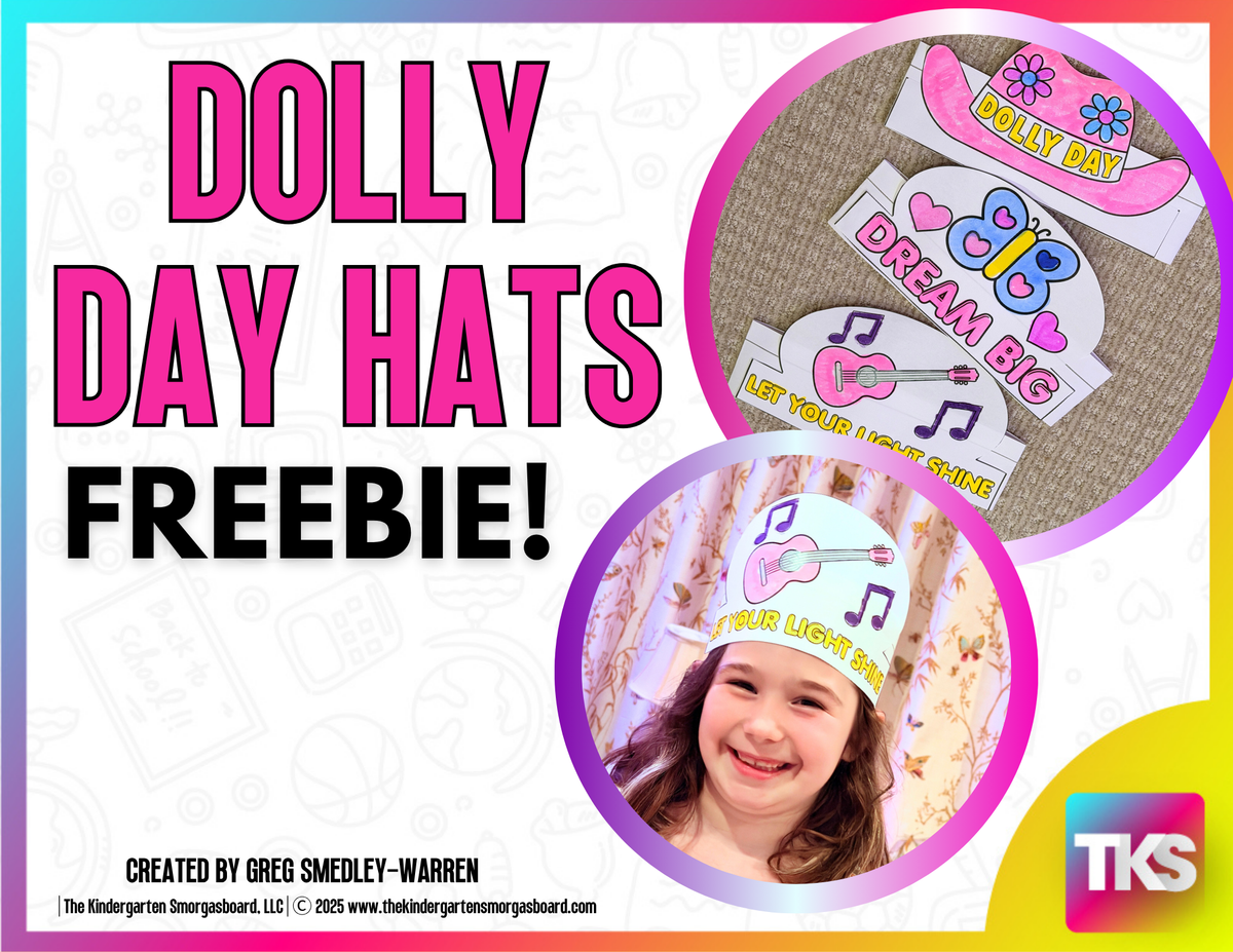 Dolly Parton Day Hats FREEBIE