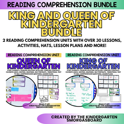 https://www.teacherspayteachers.com/Product/King-Of-Kindergarten-Queen-Of-Kindergarten-Reading-Comprehension-Bundle-8223455