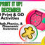 ELA & Math Low Prep Worksheets & Games Kindergarten Print It Up! December Print It Up!