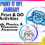 ELA & Math Low Prep Worksheets & Games Kindergarten Print It Up! January