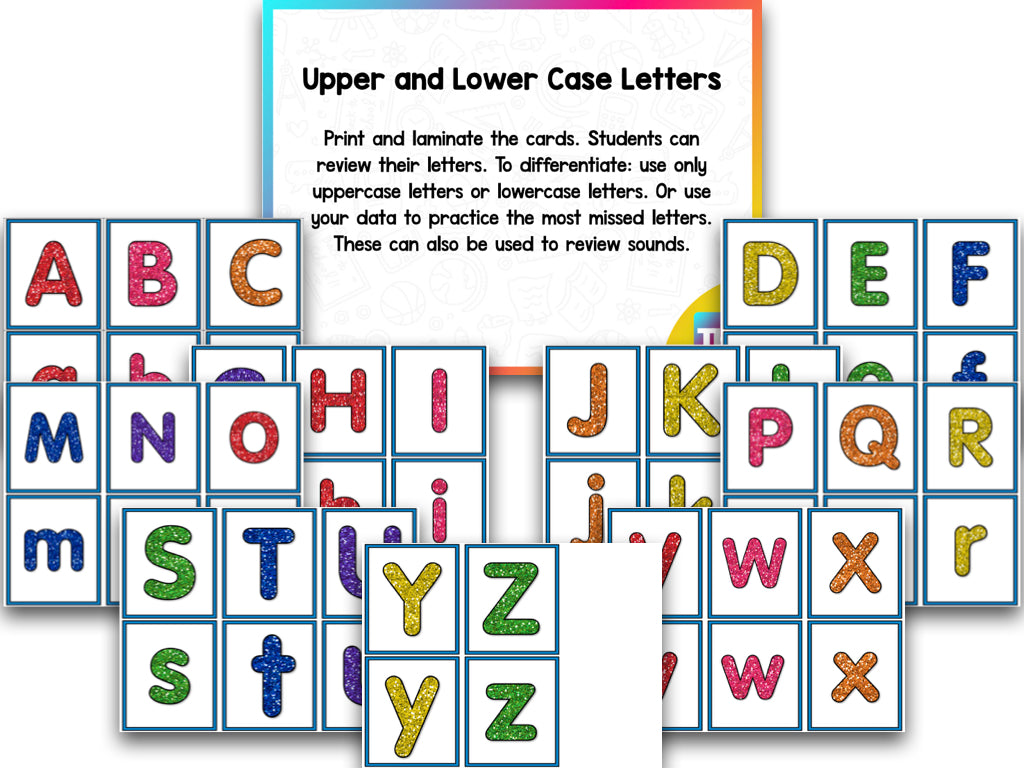 Quiz Quiz Trade: Letters, Sounds, Numbers, and Counting