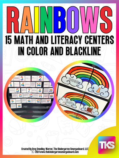 Rainbow Math & Literacy Centers