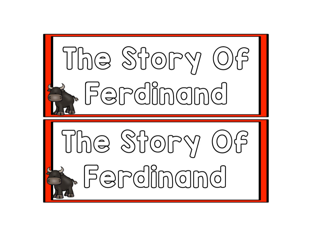 Read It Up! The Story of Ferdinand